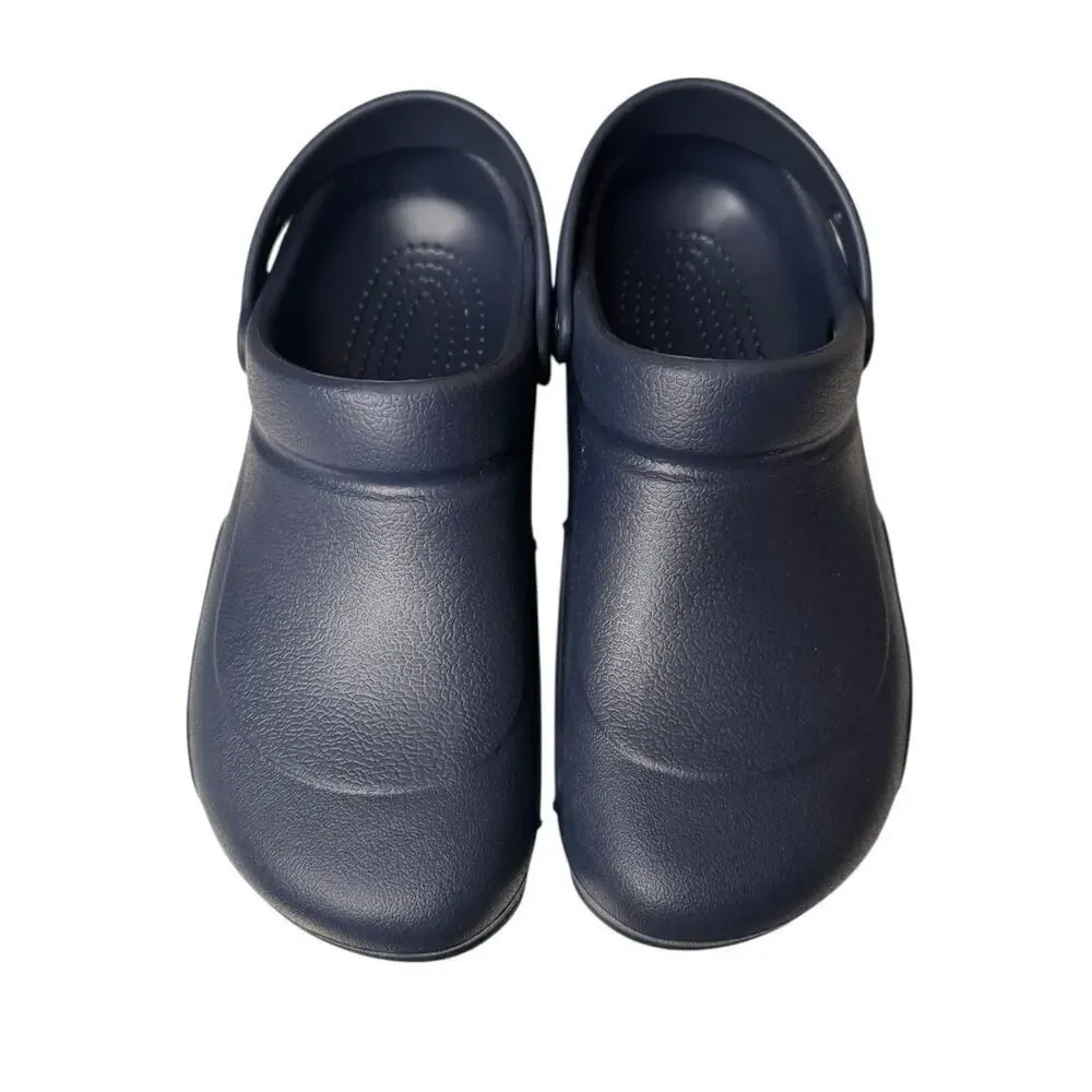 Crocs NEW Bistro Work Clogs Navy Blue Men’s 11 Restaurant Healthcare Hospitality